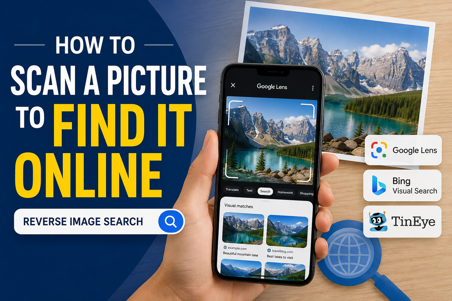 Scan a Picture to Find It Online